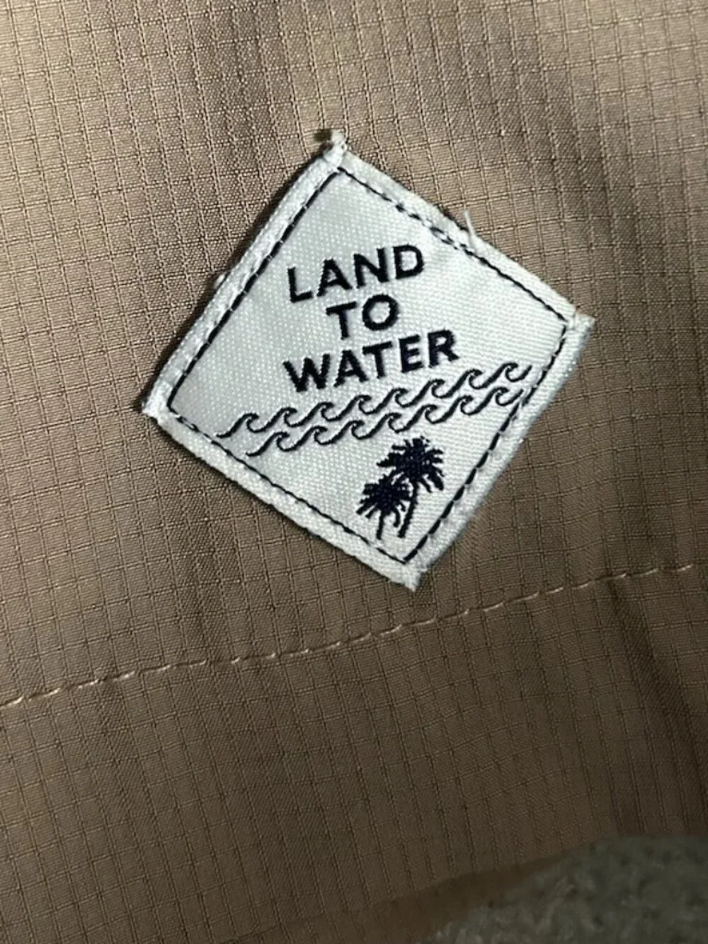 Land To Water Tan Ripstop Hybrid Elastic Waist Men's Shorts Size XXL